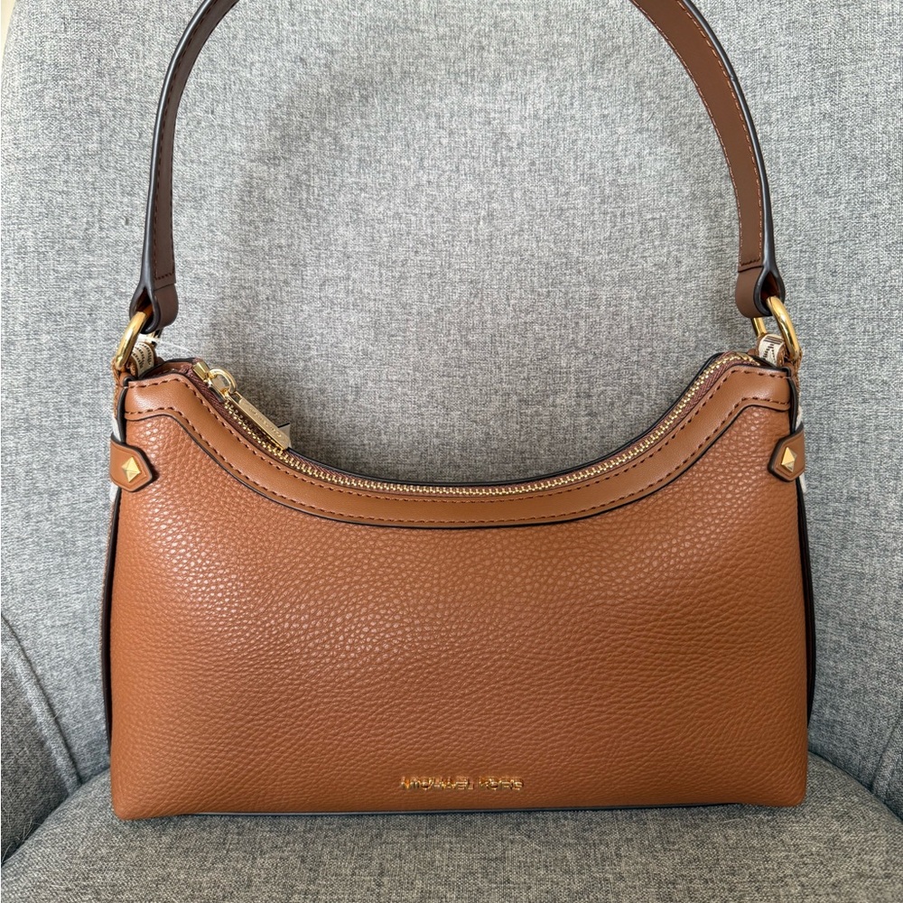 Michael Kors Tan Leather Shoulder Bag